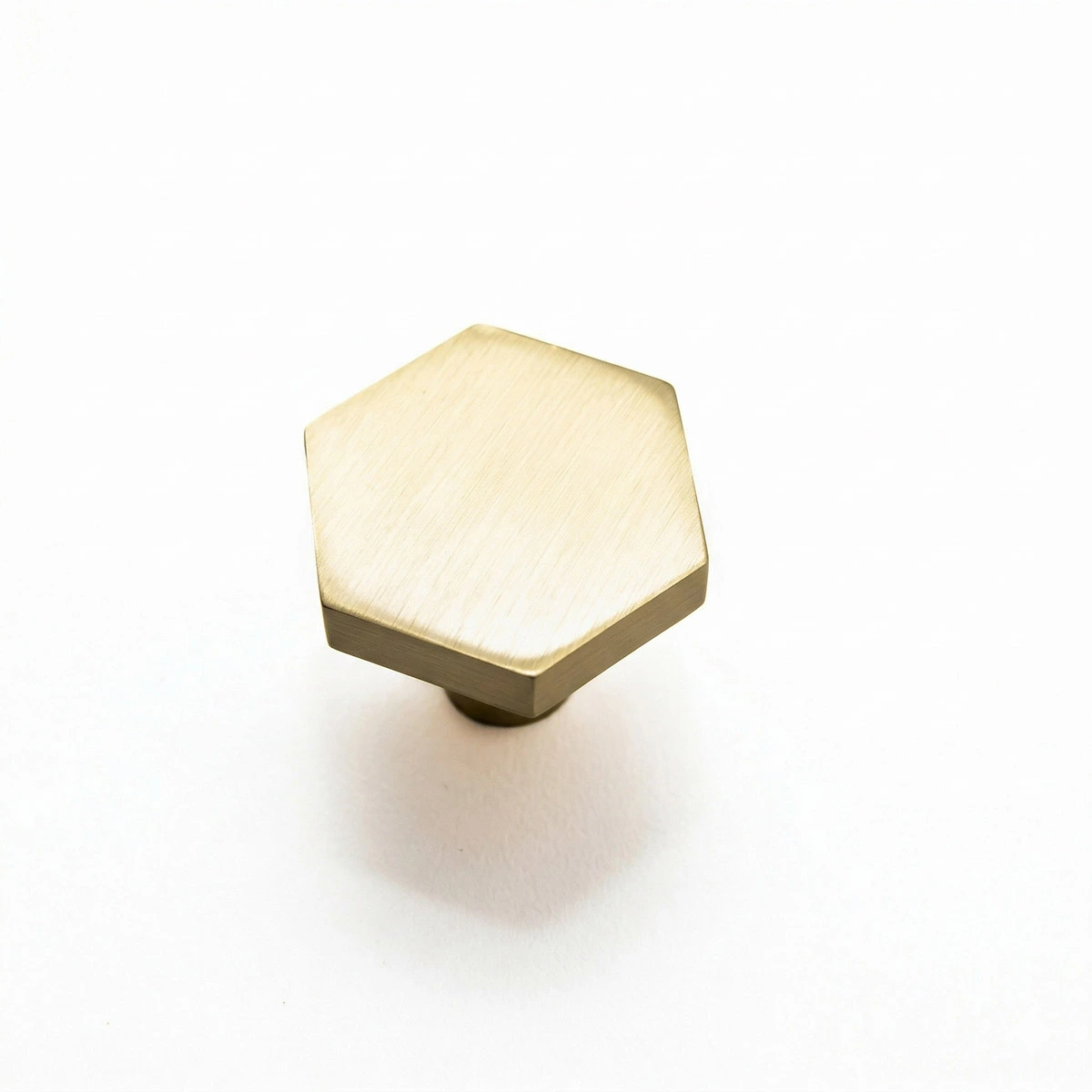 Tirador Hexagonal Oruro Bronce