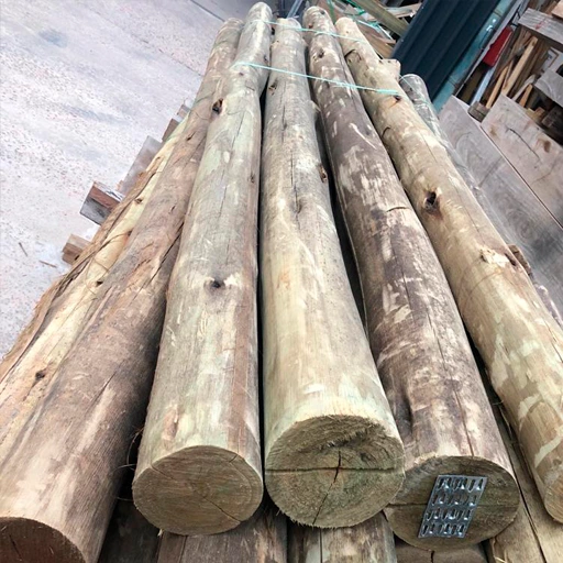 Postes Eucaliptus tratados CCA