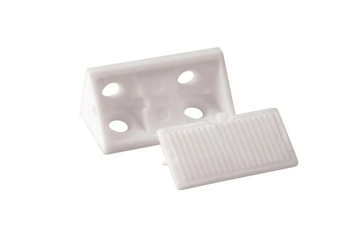Ángulo escuadra blanco