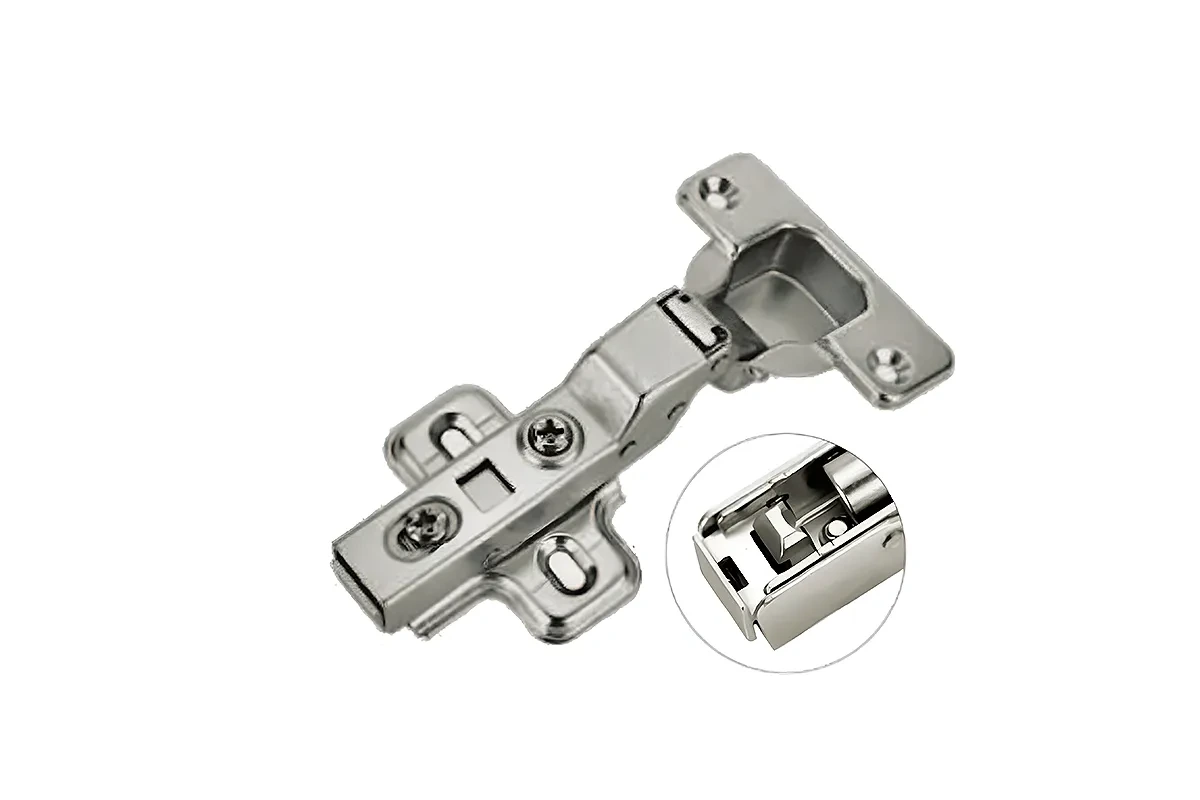 BISAGRA CURVA 35 MM CON PISTON CON CLIP