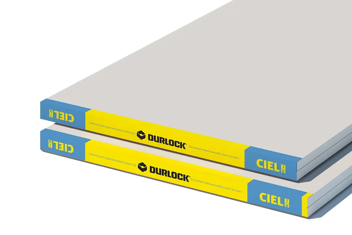 PLACA YESO DURLOCK CIEL 7mm 1.20×2.40m.