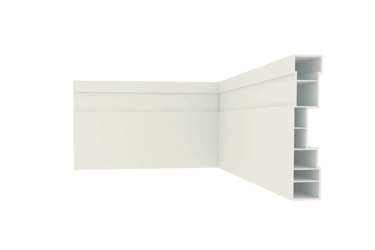 ZOCALO PVC BLANCO 7cm x 2.40m