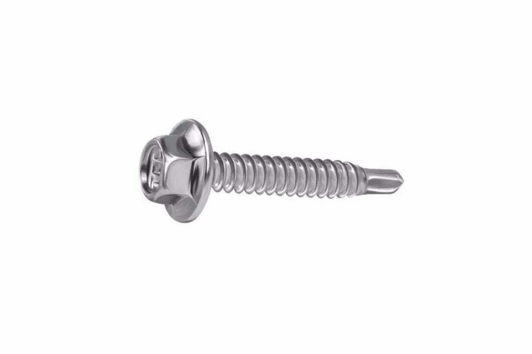 Tornillo cabeza hexagonal punta mecha 10 x 3/4″