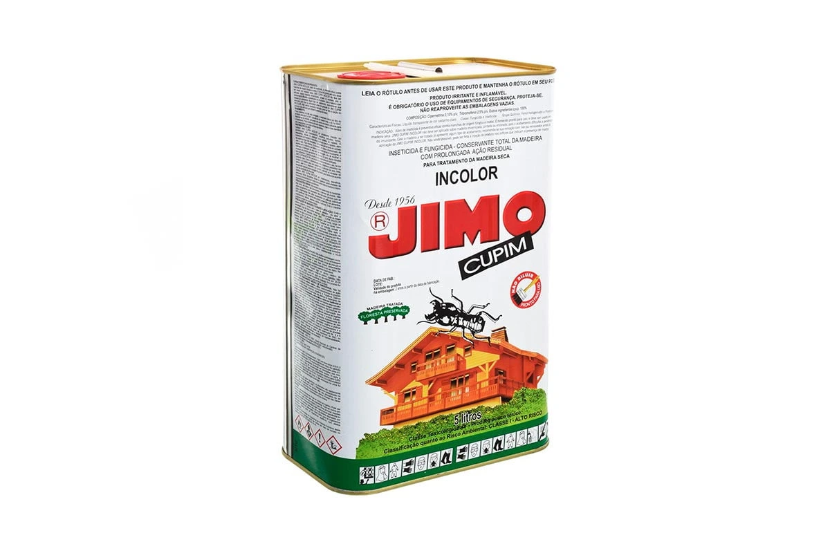 INSECTICIDA Y FUNGICIDA JIMO PARA MADERA 5 ltrs.