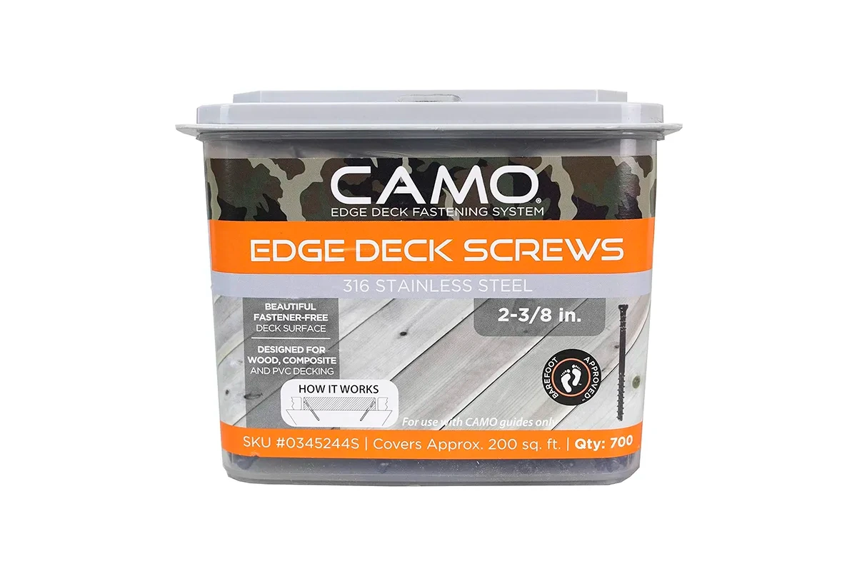 TORNILLOS PARA DECK CAMO ACERO CARBONO 2-3/8″ (caja x 700 uni)