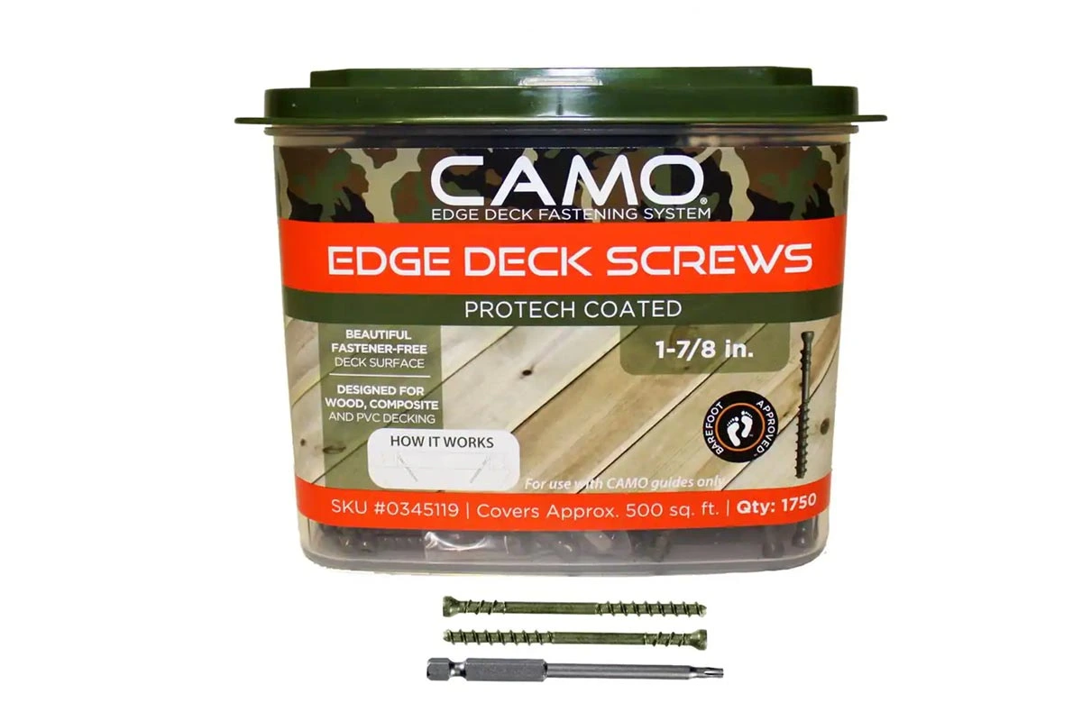 TORNILLO PARA DECK CAMO  1-7/8” (47,6 mm) CON PROTECCION (caja x 1750 unidades)