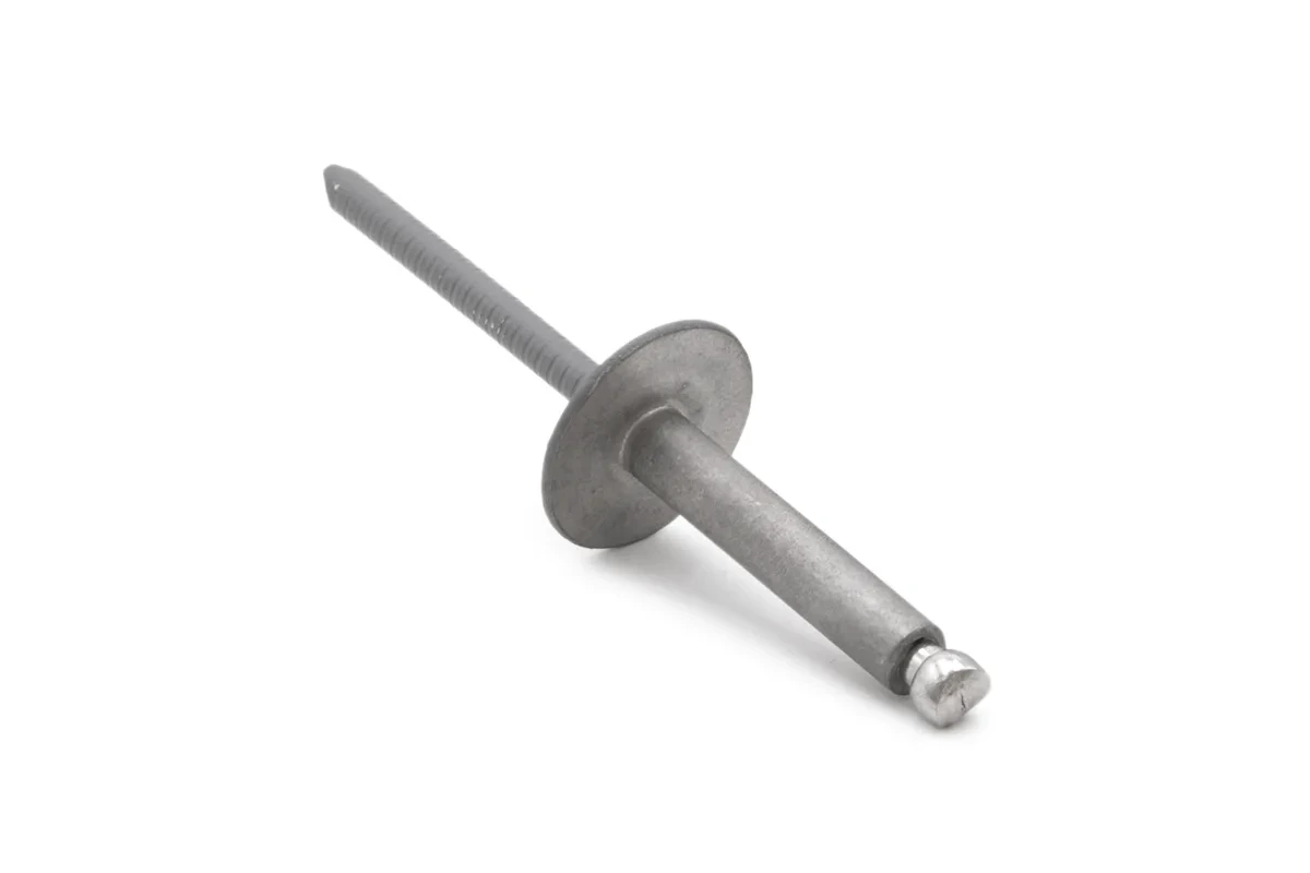 REMACHE DE ACERO M4.8 x 25mm GRIS OSCURO 5#