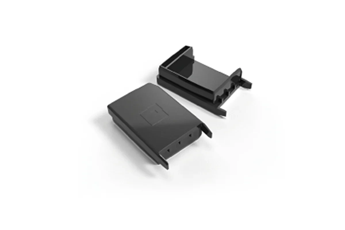 TERMINAL PARA MANIJA HT NEGRO DE APLICAR PARA PLACA 18mm (PAR)