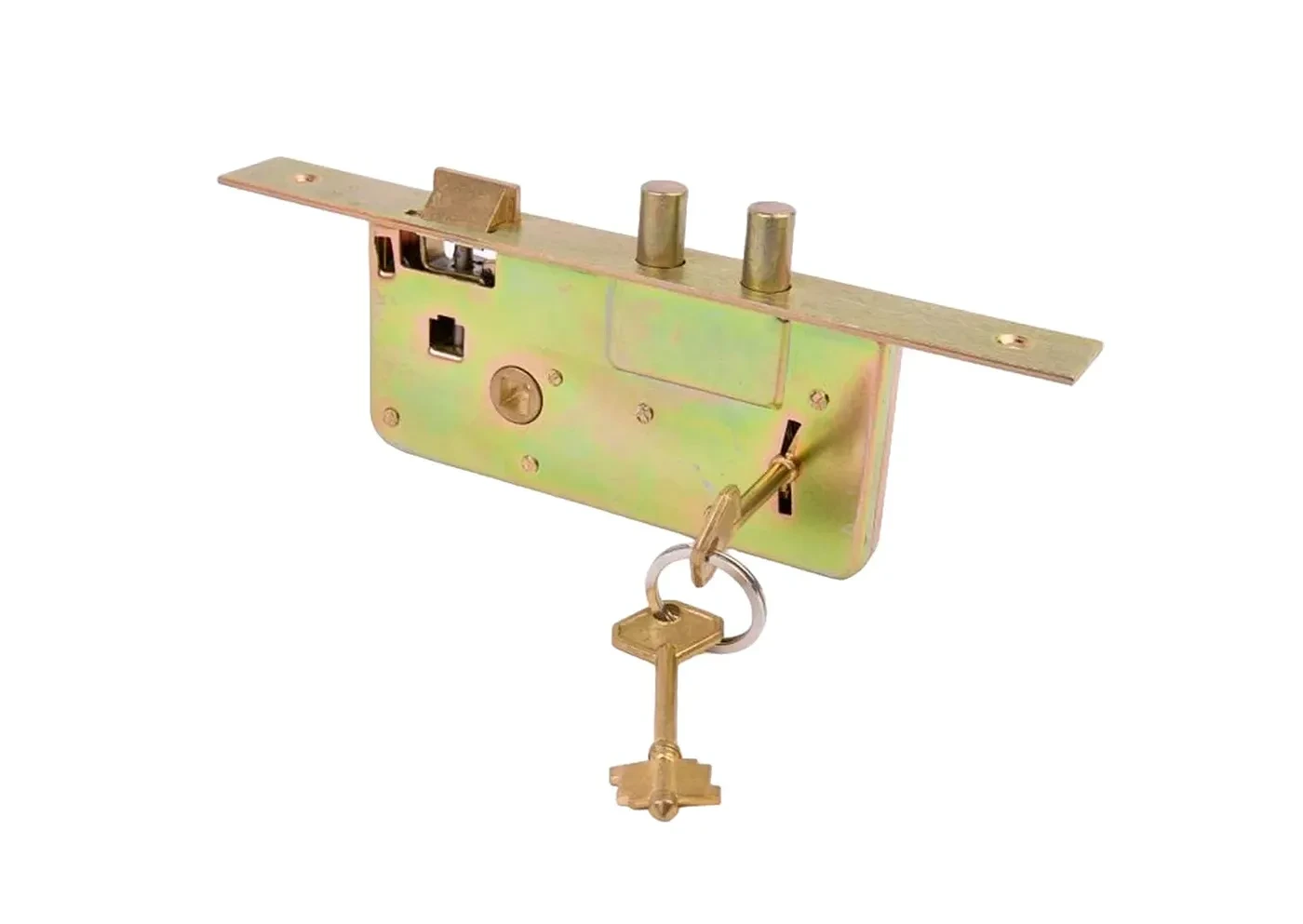 CERRADURA J01 DE SEGURIDAD CON FRENTE LATONADO (IZQ)