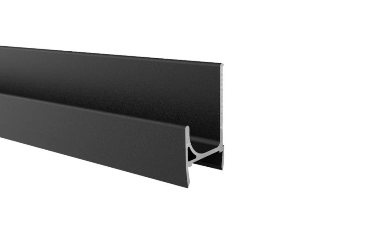 PERFIL MANIJA HT NEGRO DE APLICAR 18mm x 3m