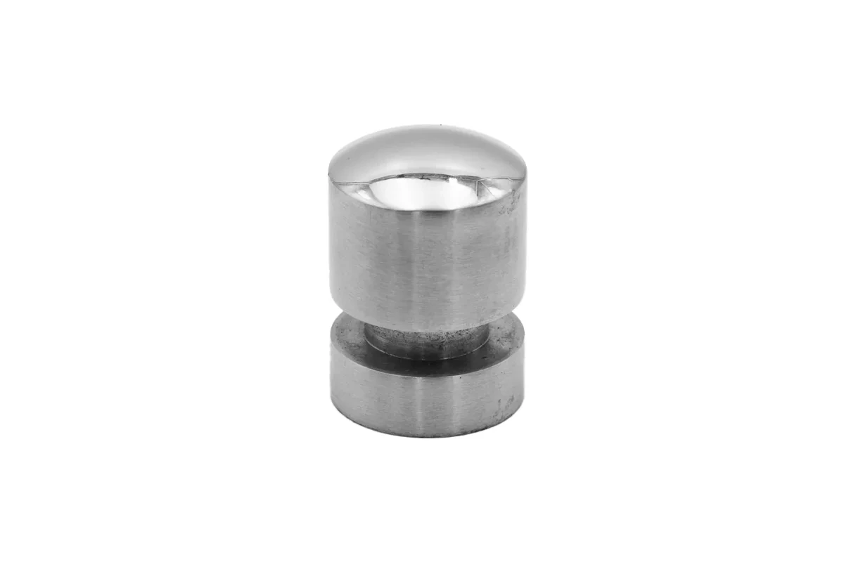 TIRADOR CILINDRICO 18 X 25 MM. ACERO INOX.