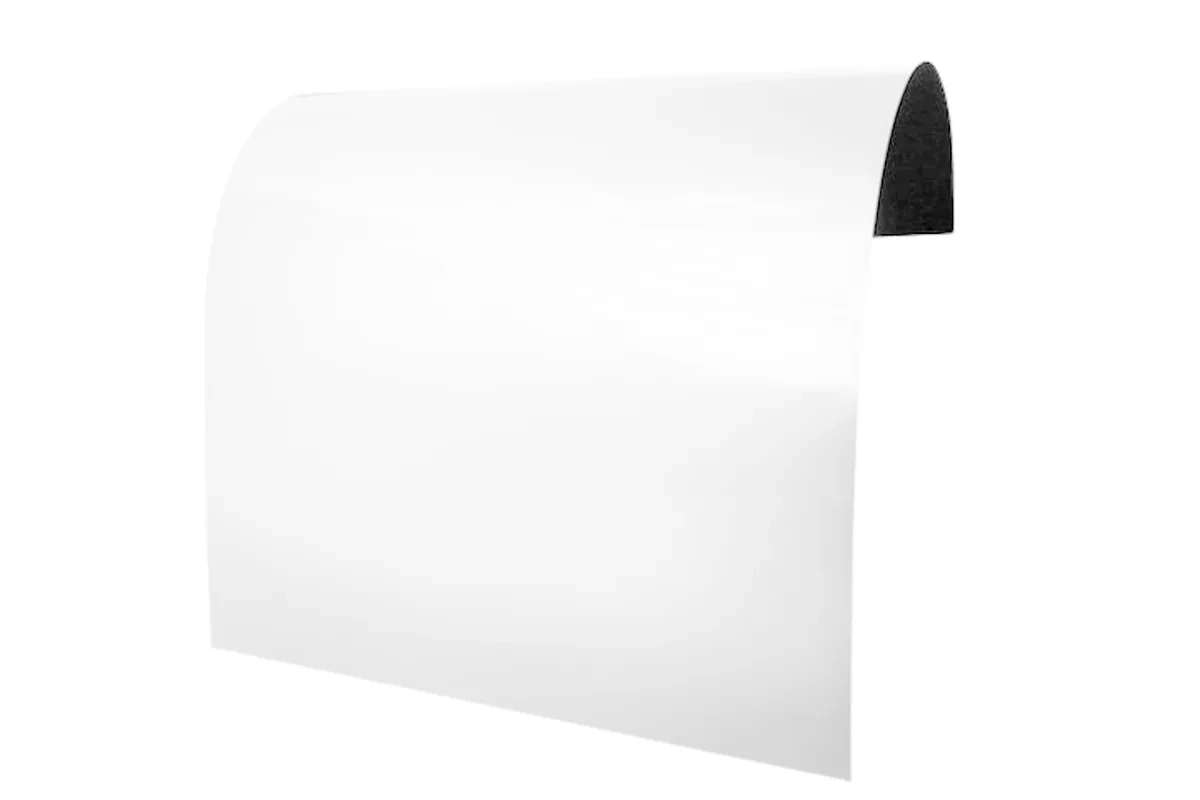 CÁRMICA BLANCO CON BRILLO 0.8mm 3.06×1.22m