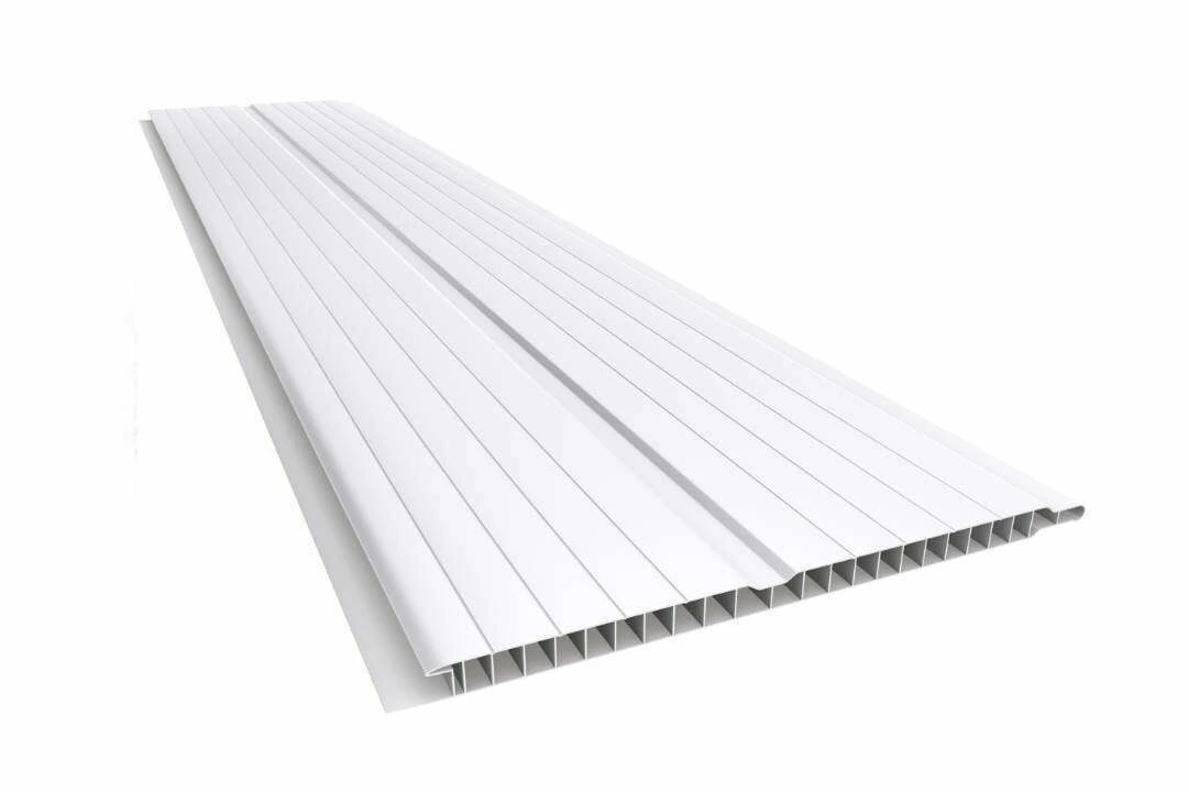 TABLILLA PVC 10mm x 0.20×6.00m. BLANCO HIELO CON RANURA