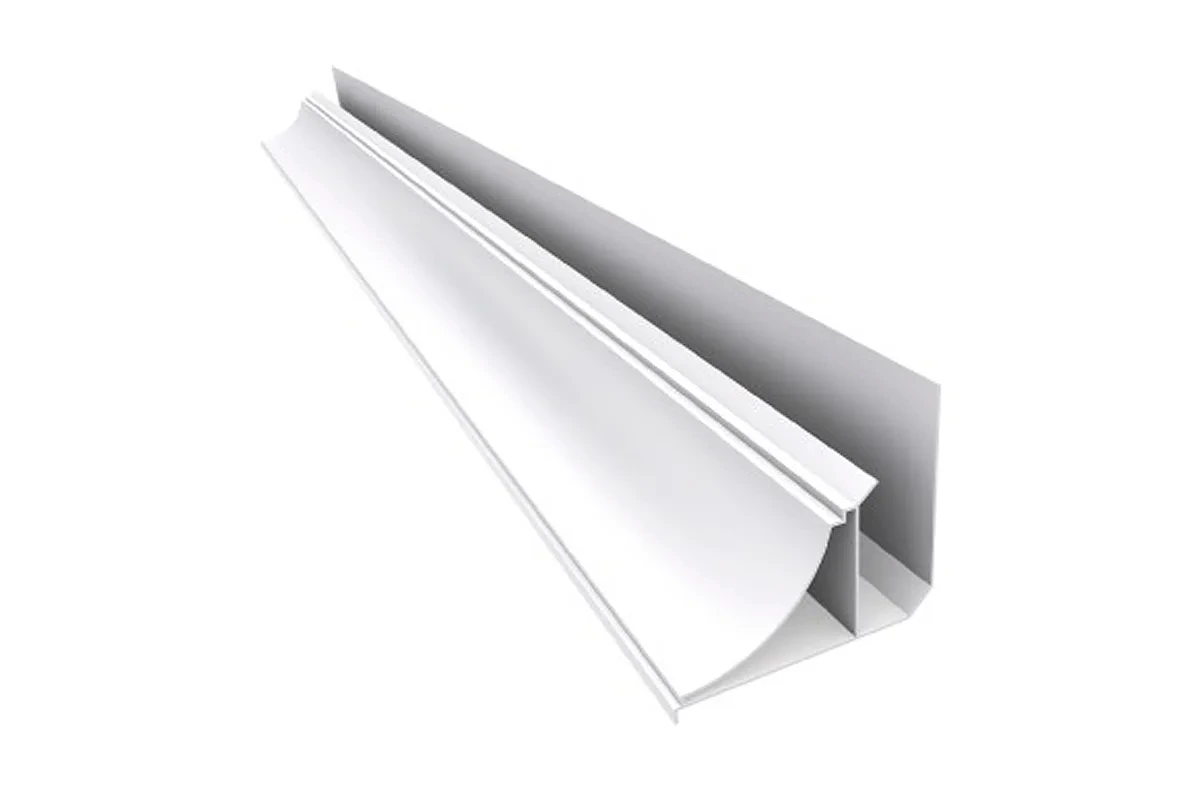 PERFIL PVC MOLDURA BLANCO HIELO 10mm x 6.00m.