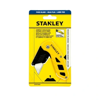 Cortador stanley navaja plegable compacta hoja fija