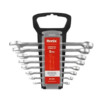 Juego Llaves Combinadas Ronix 8 Piezas Soporte Plastico