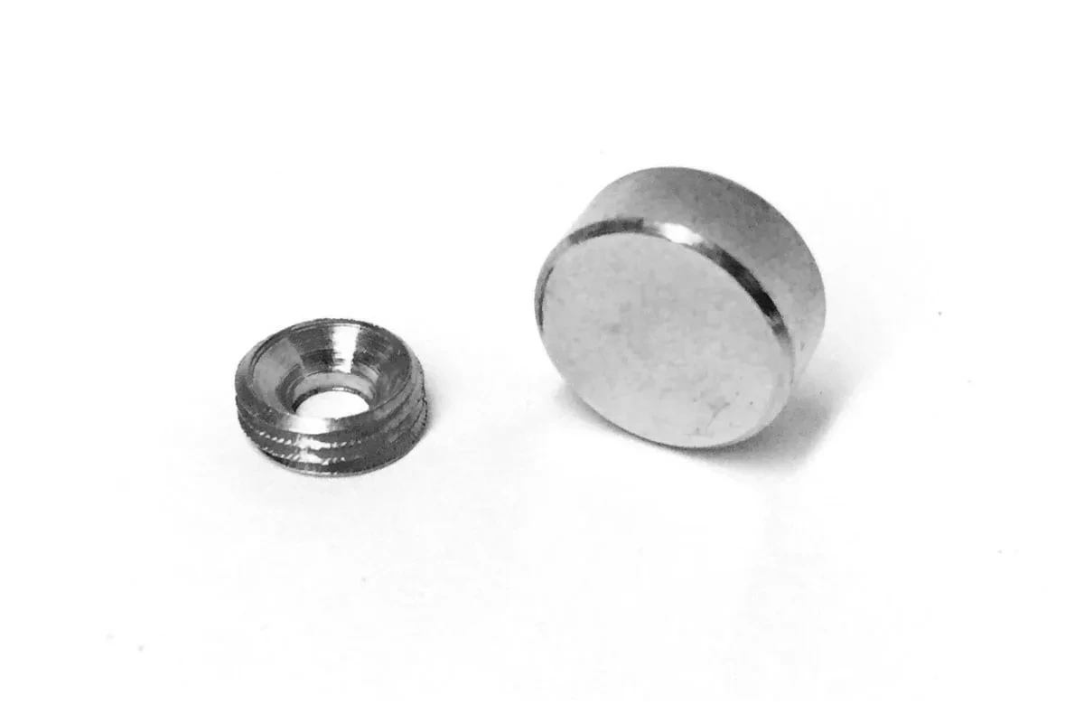 EMBELLECEDOR REDONDO 18 mm BRONCE NIQUELADO