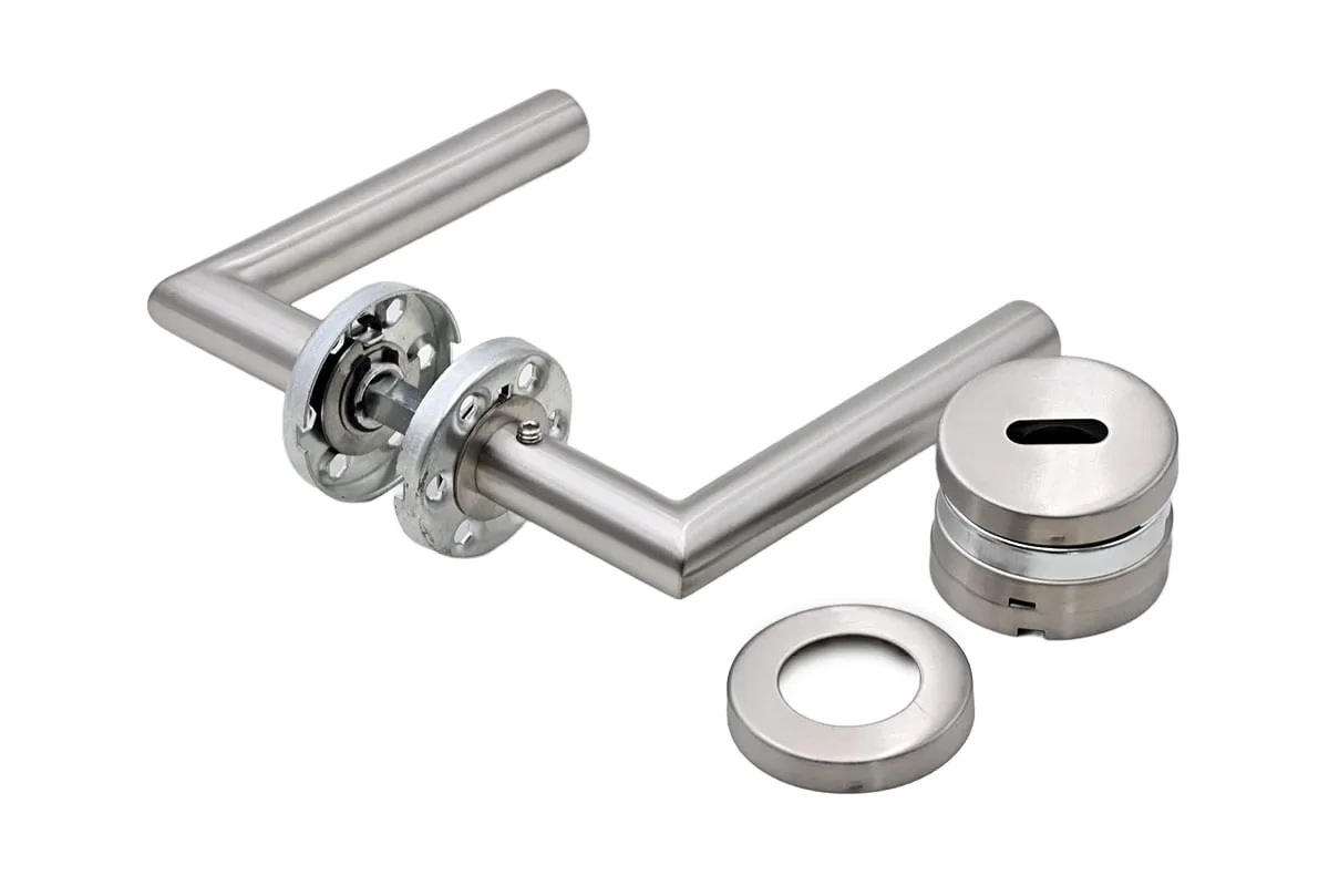 MANIJA D/B RECTA ACERO INOXIDABLE CON BOCALLAVE UNIVERSAL