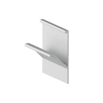 Perfil tirador 7023 para placa 18mm - inox. escovado x 6mt