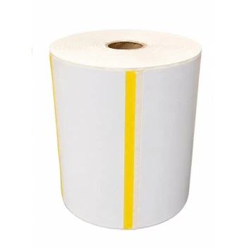 Rollo de etiquetas 1000u. Aprox 100x60 Color AMARILLO