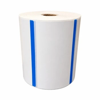 Rollo de etiquetas 1000u. Aprox 100x60 Color AZUL