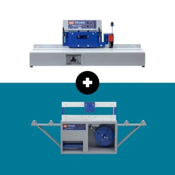 Refiladora MRF1000 + Pegadora de Cantos HORIZONTAL 4100