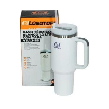 Vaso termico 1,2l c/tapa blanca