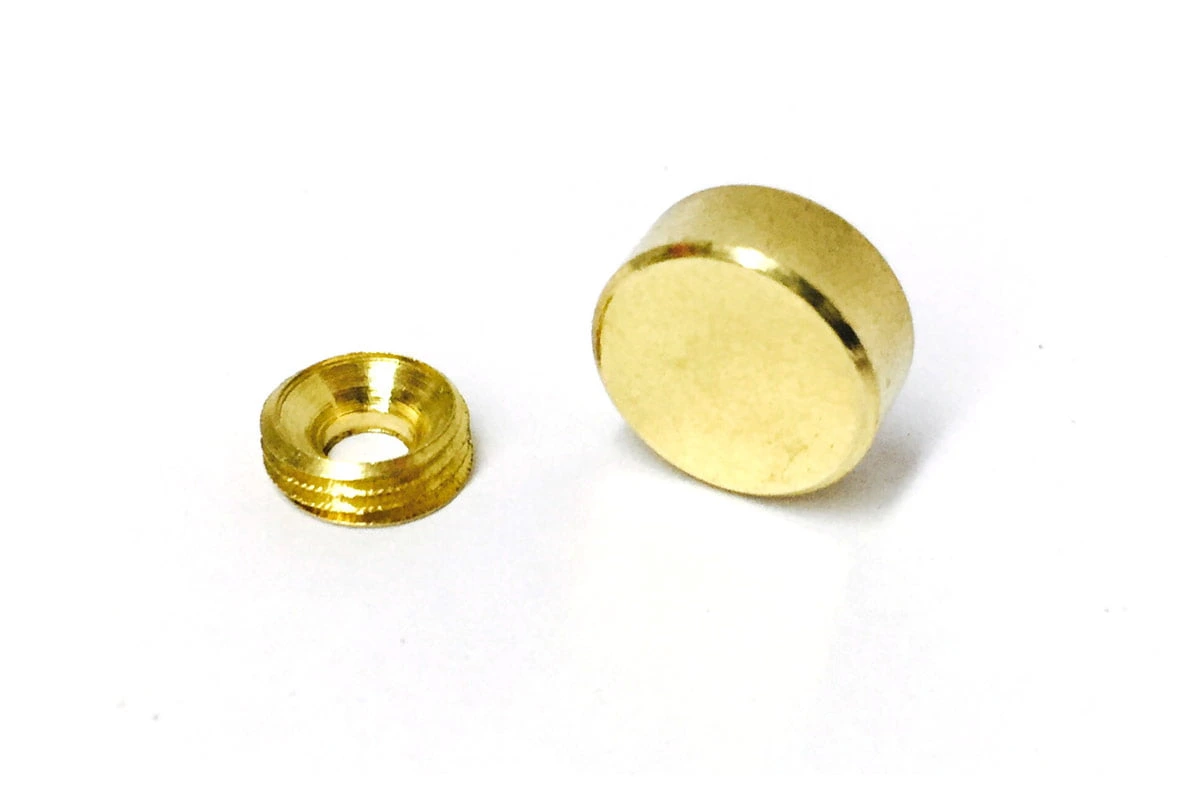 EMBELLECEDOR REDONDO 21 mm BRONCE NIQUELADO