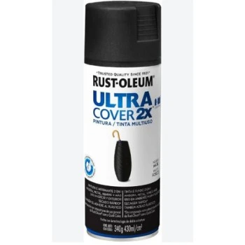 Aerosol u.cover 2x negro mate 340gr