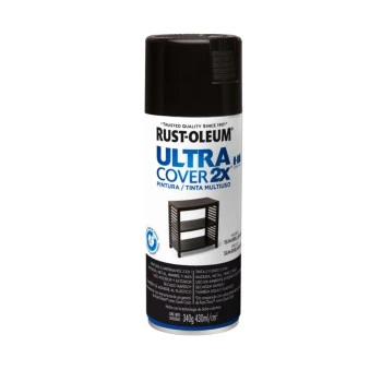 Aerosol U.cover 2X Negro Semi Brillante 340gr