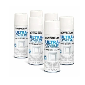 Aerosol u.cvr 2x blanco semi brillante 340gr CAJA CERRADA X6