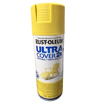 Aerosol ultracover 2x amarillo limon satin.340gr
