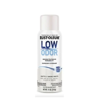 Low odor aerosol al agua blanco nieve mate 312 g