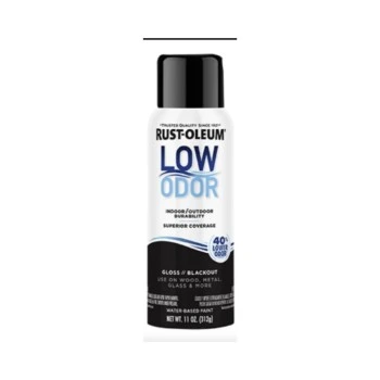 Low odor aerosol al agua negro brill. 312 g