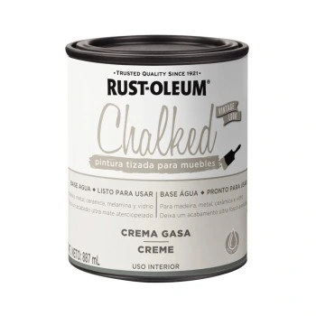 Pintura Rust oleum Tizado Crema Gasa 0.887l