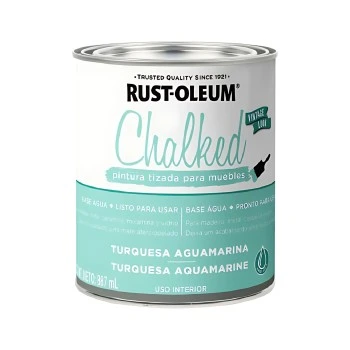 Pintura Rust oleum Tizado Turquesa Aguamarina 0.887l