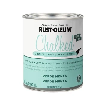 Pintura Rust oleum Tizado Verde Menta 0.887l