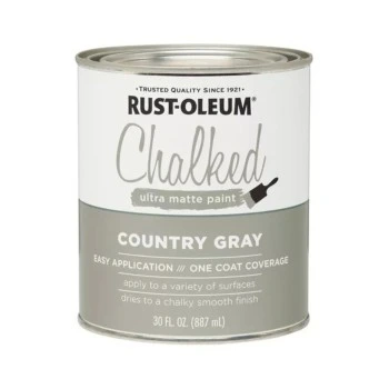 Pintura Rust oleum Tizado Gris Campestre 0.887l