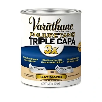 Poliuretano int. 3X triple capa satinado (b.ag) 0.946Lts