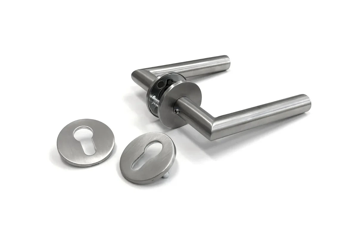 MANIJA D/B RECTA ACERO INOX CON BOCALLAVE – PERA