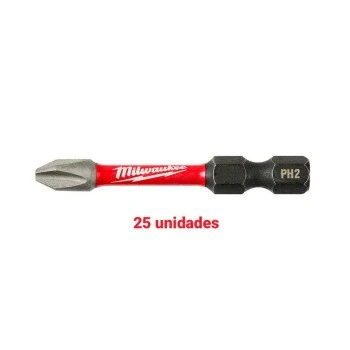 Punta Phillips Ph2-x25 Unidades 2 48-32-4762 Milwaukee