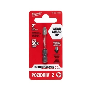 Punta Pozidriv Pz 2 -x1 Unidad 48-32-4832 Milwaukee