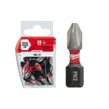 Puntas Phillips Ph 2 X25 Unidades 48-32-4604 Milwaukee