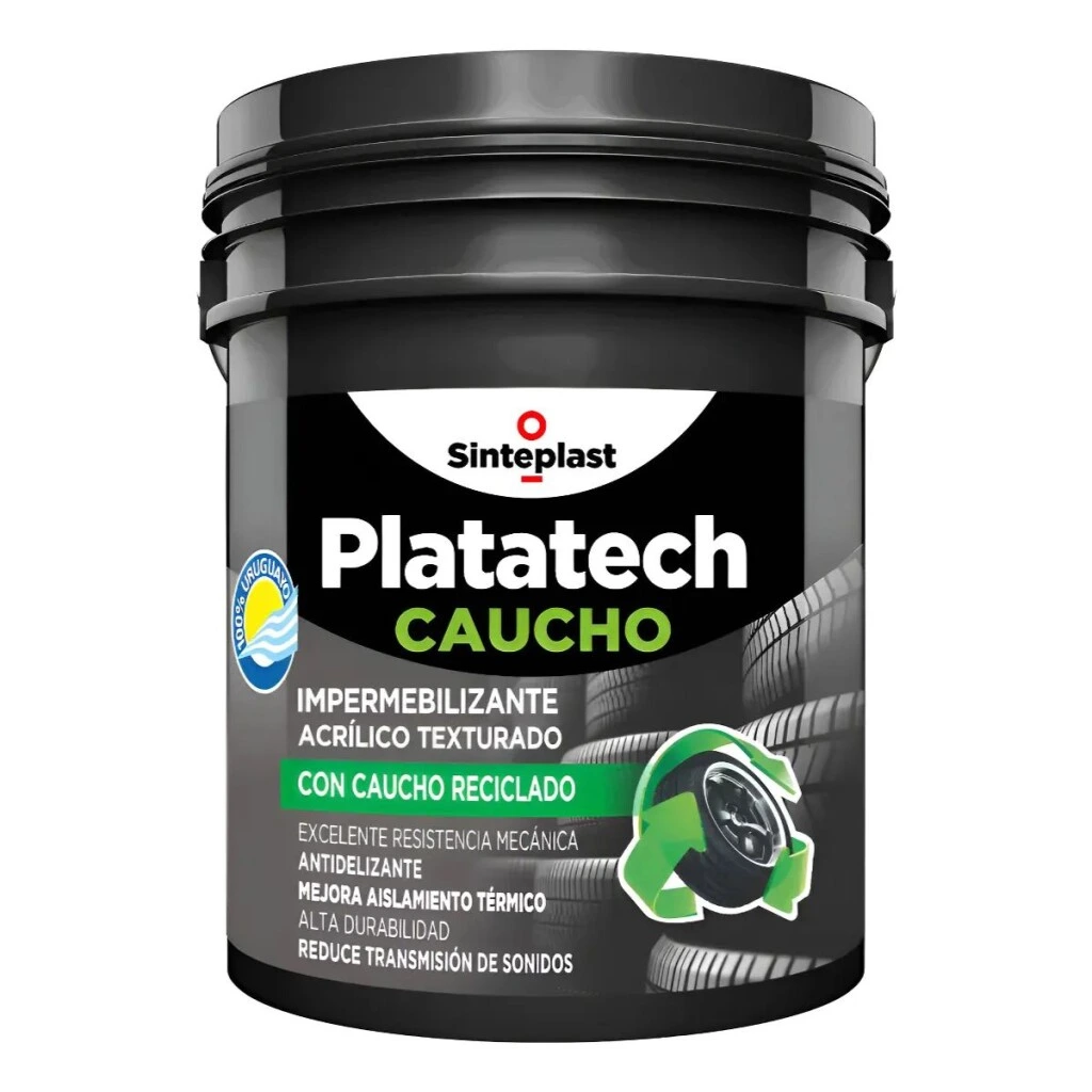 Membrana Liquida Texturada Con Caucho Antideslizante 18 Kg - Blanco