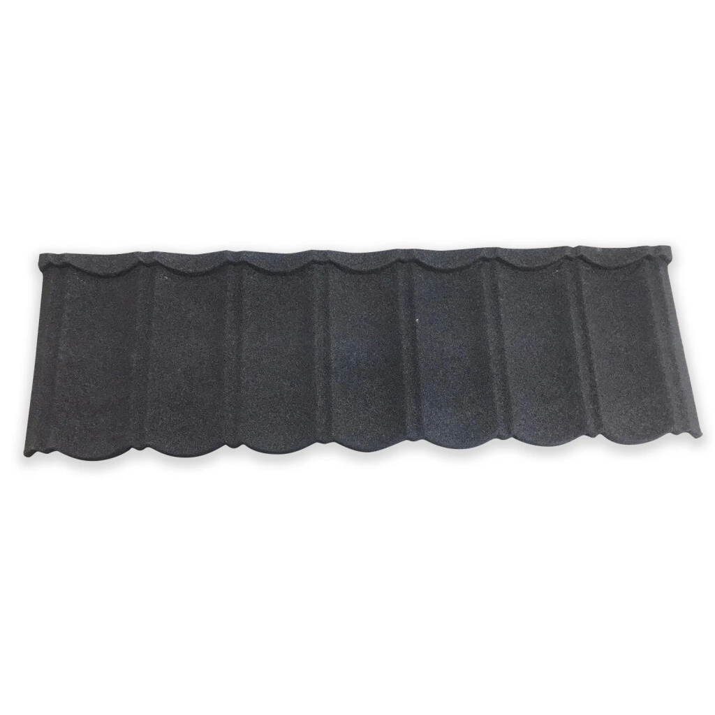 Chapa Teja Gravillada Tile - Negra
