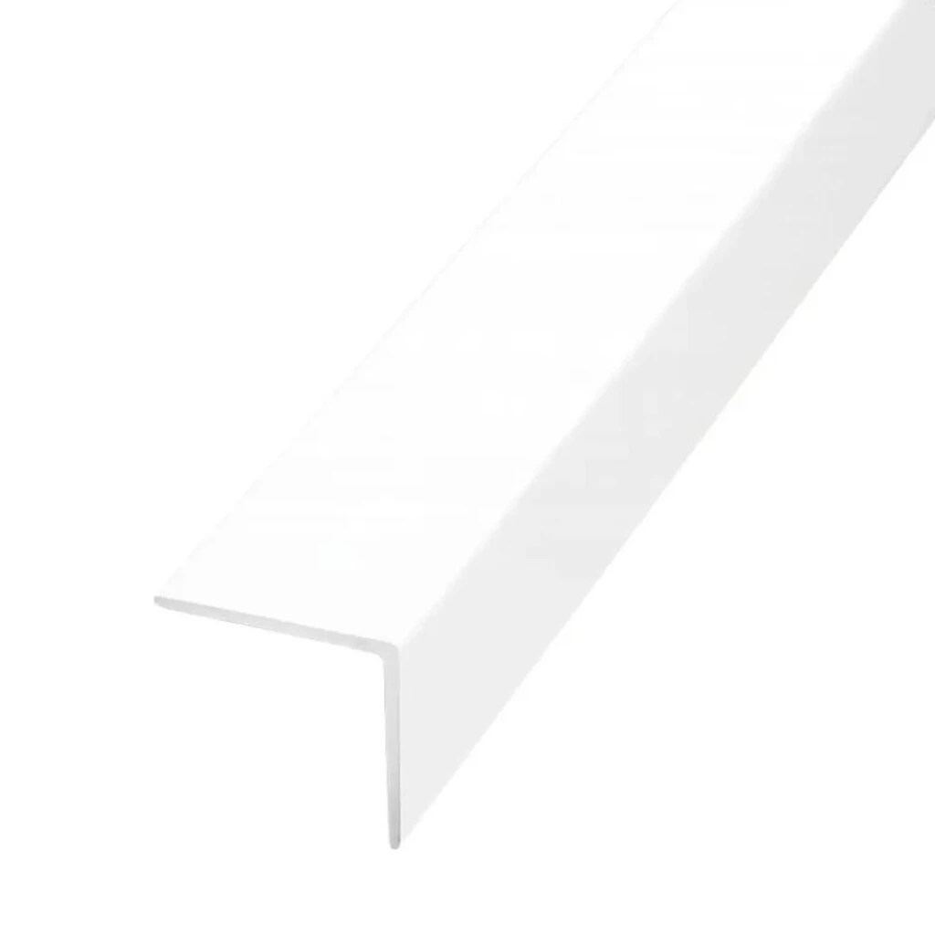 Tapacanto De Aluminio Blanco Mate 20x20 Mm.