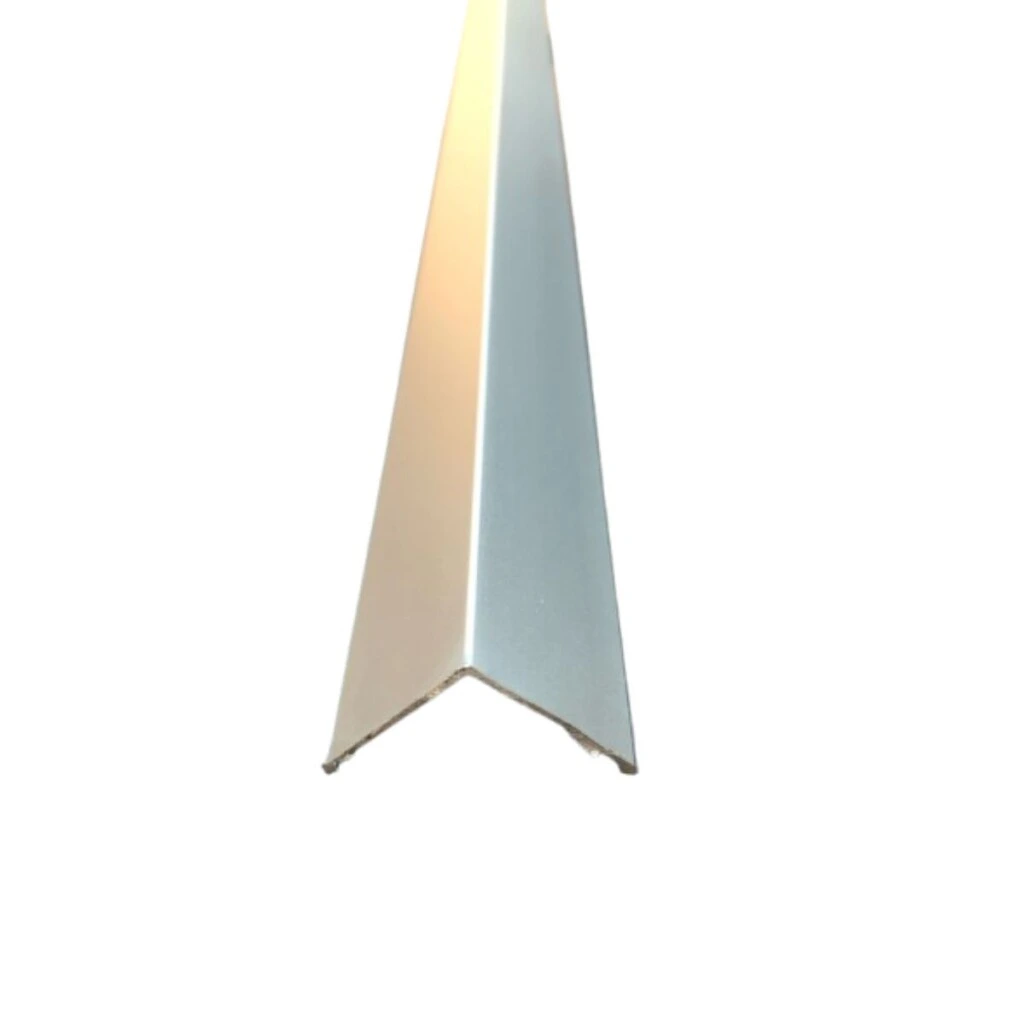 Tapacanto De Aluminio Cromo Mate 30x30Mm.