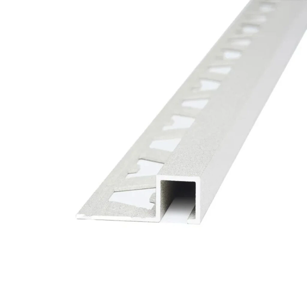 Guardacanto Quadra Aluminio Pintado Arena Stone 3468TXA