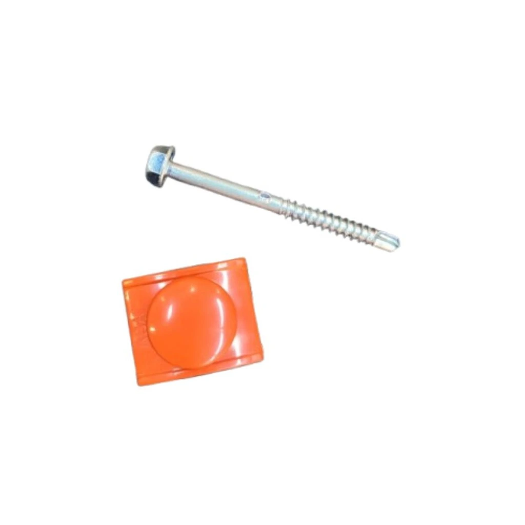 Tornillo con Tapa para Chapa Teja Terracota(unidad)