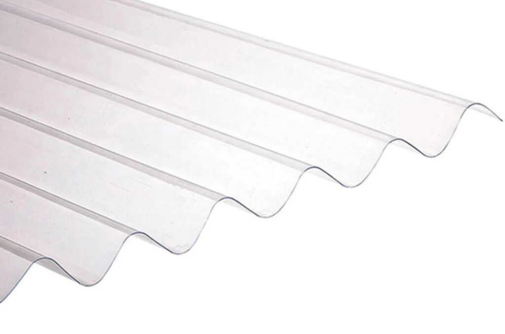 Chapa de Policarbonato Ondulado Transparente - 4.5mts